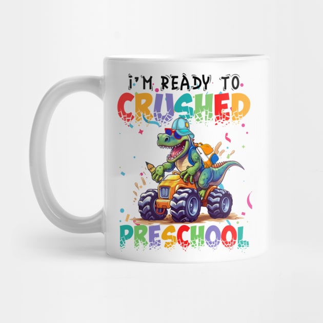 I'm Ready To Crush Preschool Dinosaur Monster Truck by l designs